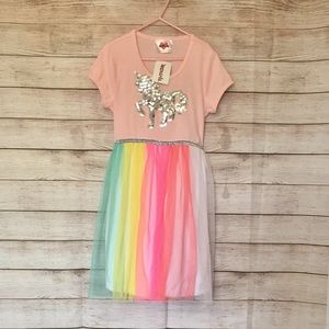 RMLA Unicorn Sequin Girls Dress